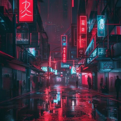Foto de estampa cyberpunk