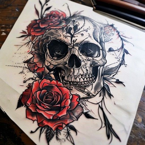 Foto de estampa tattoo blackwork